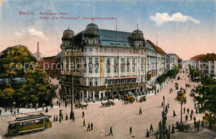 BERLIN  CITY Potsdamer Platz Hotel Der Fuerstenhof Koeniggraetzerstrasse