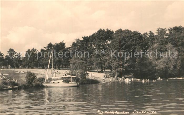 Zernsdorf Badestelle am Lankensee Handabzug