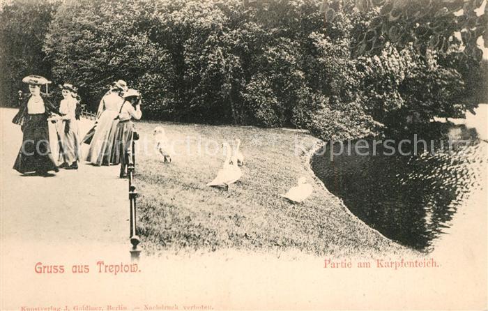 Treptow Berlin Partie am Karpfenteich