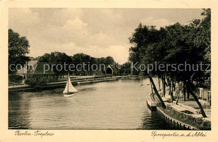 Treptow Berlin Spreepartie an der Abtei