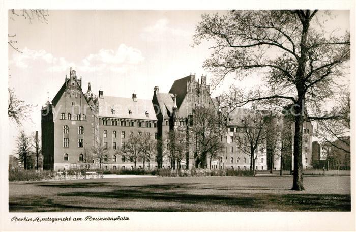 BERLIN  CITY Amtsgericht am Brunnenplatz