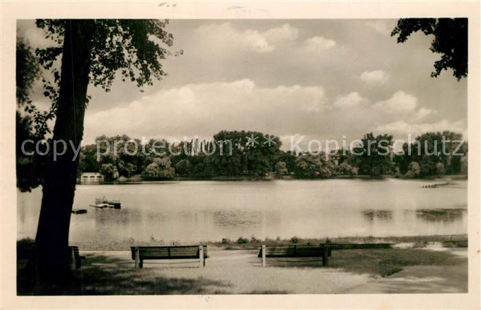 Weissensee Berlin Uferpartie am Weissen See
