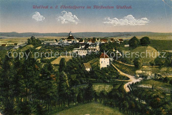 Waldeck Edersee Panorama