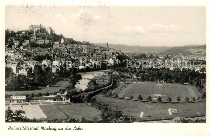 Marburg Lahn Panorama Universitaetsstadt
