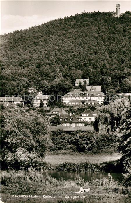 Marburg Lahn Kurhotel mit Spiegelslust Hotel Ausflugsziel Turm