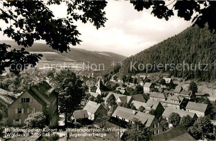 Willingen Sauerland Teilansicht mit Jugendherberge