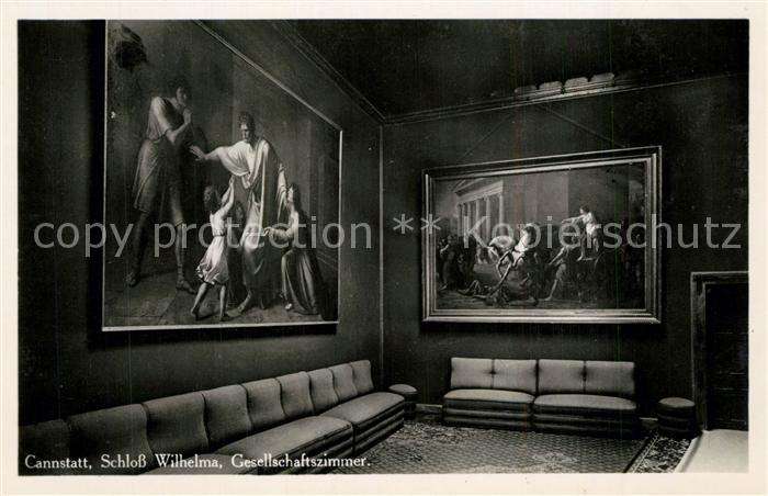 Cannstatt Bad Schloss Wilhelma Gesellschaftszimmer Gemaelde