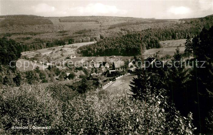 Allemuehl Panorama Odenwald