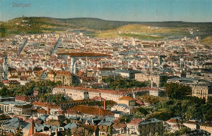 STUTTGART  CITY Stadtpanorama