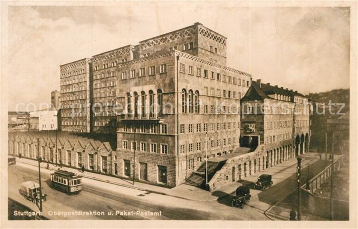 STUTTGART  CITY Oberpostdirektion und Paketpostamt