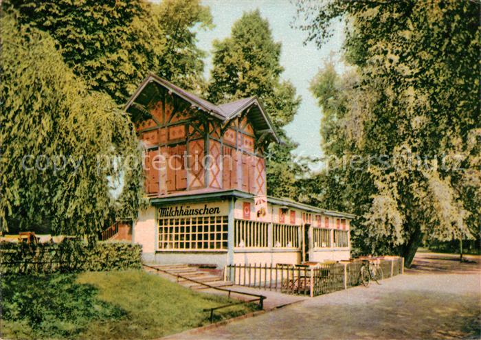 Weissensee Berlin Milchhaeuschen am Weissen See