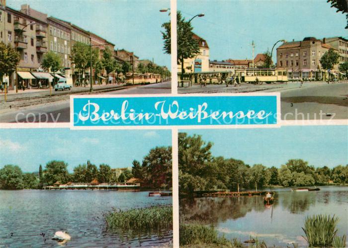 Weissensee Berlin Klement Gottwald Allee Badeanstalt Antonplatz Weisser See