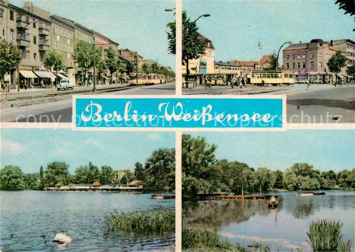 Weissensee Berlin Klement Gottwald Allee Badeanstalt Antonplatz Weisser See