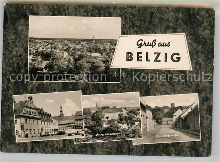Belzig Bad Panorama Marktplatz Burg Eisenhardt Bahnhofstrasse