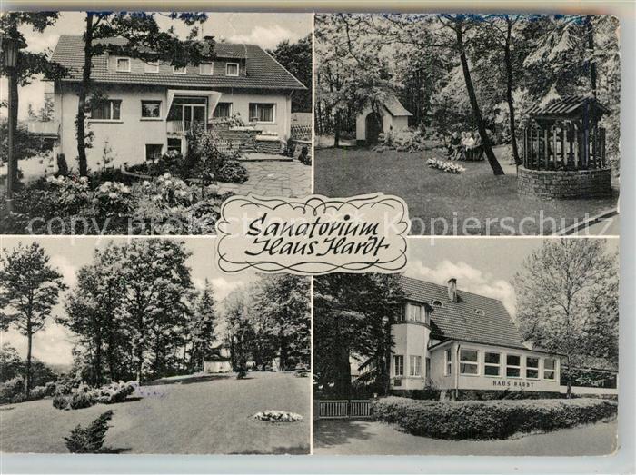 Holzem Eifel Sanatorium Haus Hardt Garten Pavillon Cornely Karte Nr 12344