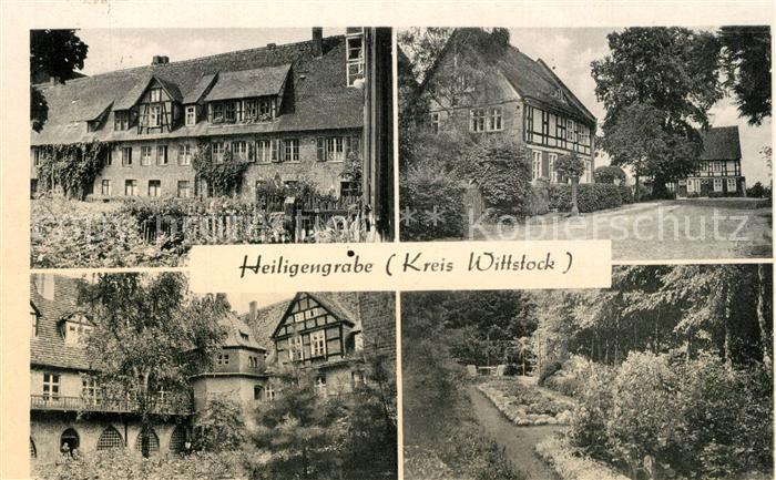 Heiligengrabe Teilansichten Alte Haeuser Park