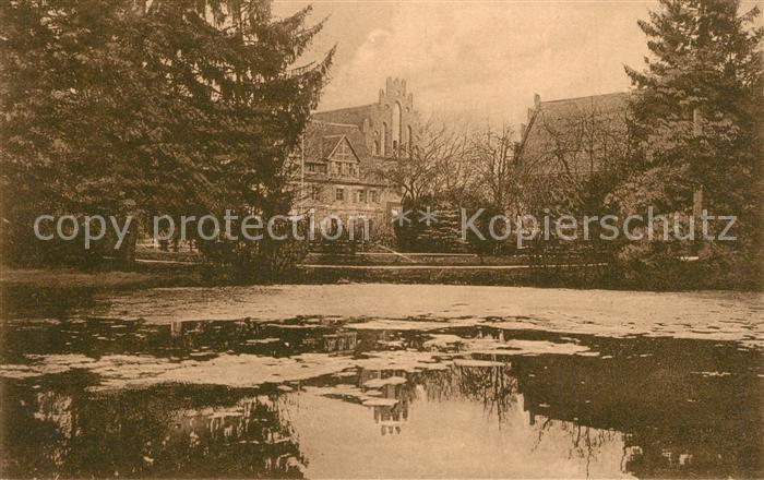 Heiligengrabe Stift Abtei mit Kirche Teich