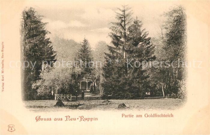 Neuruppin Partie am Goldfischteich