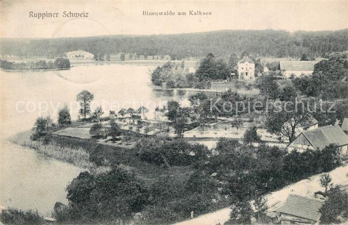 Binenwalde am Kalksee Ruppiner Schweiz