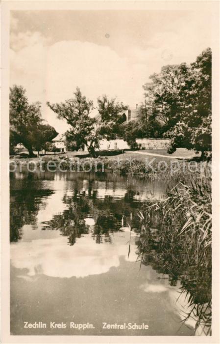 Zechlin  Rheinsberg Ostprignitz-Ruppin Brandenburg Zentralschule Uferpartie am S