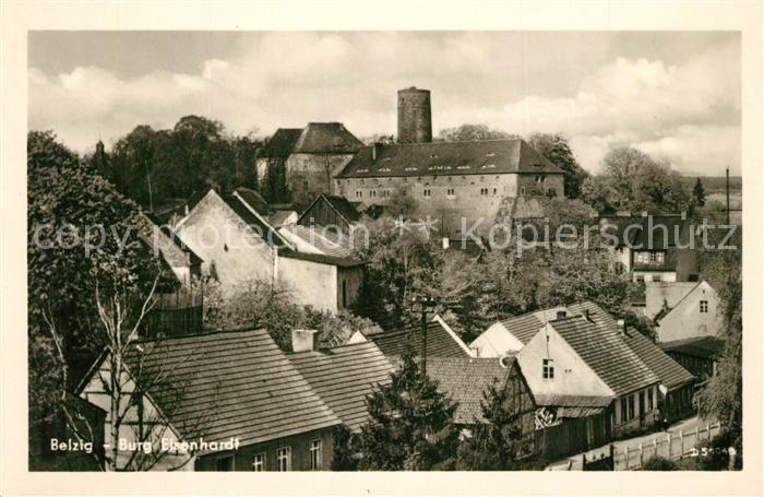 Belzig Bad Teilansicht mit Burg Eisenhardt