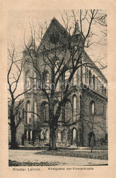 Lehnin Westgiebel der Klosterkirche