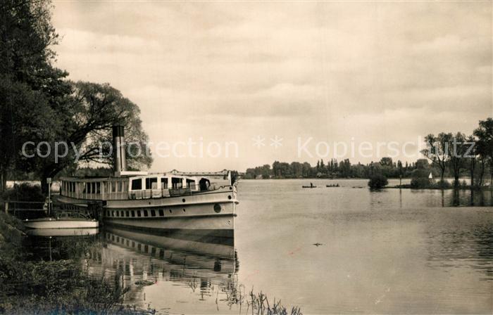 Plaue Havel Plauer Schleuse Fahrgastschiff