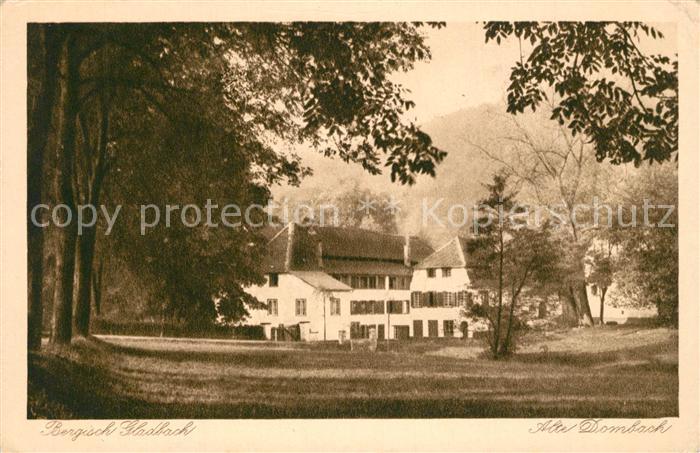 Bergisch Gladbach Ehemalige Papiermuehle Alte Dombach