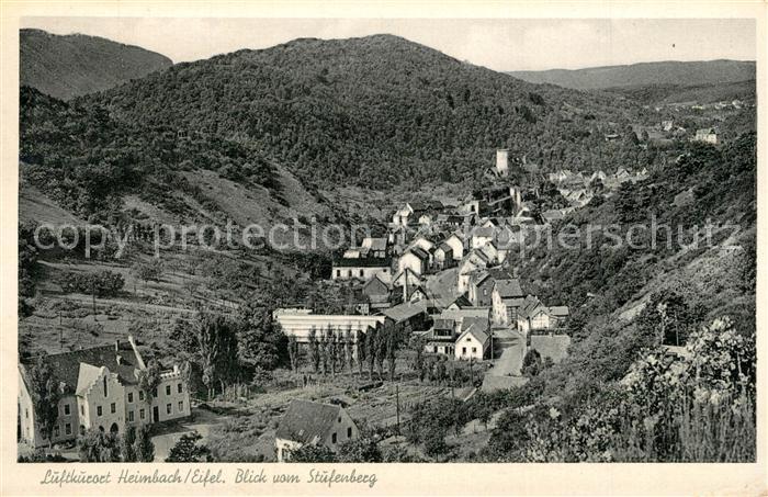 Heimbach Eifel Panorama Blick vom Stufenberg