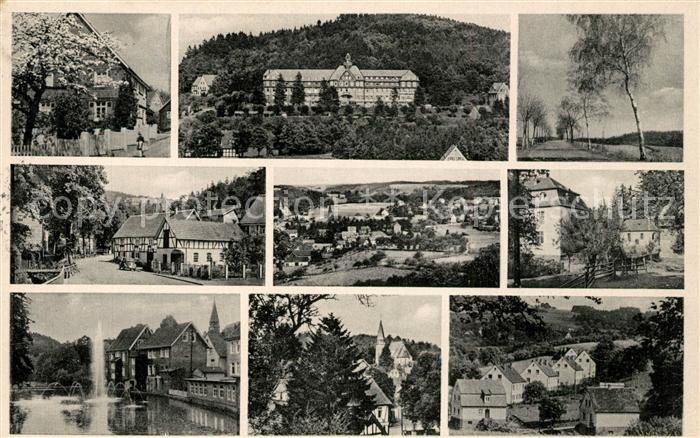 Denklingen Oberbergischer Kreis Teilansichten Landschaftspanorama Erholungsheim