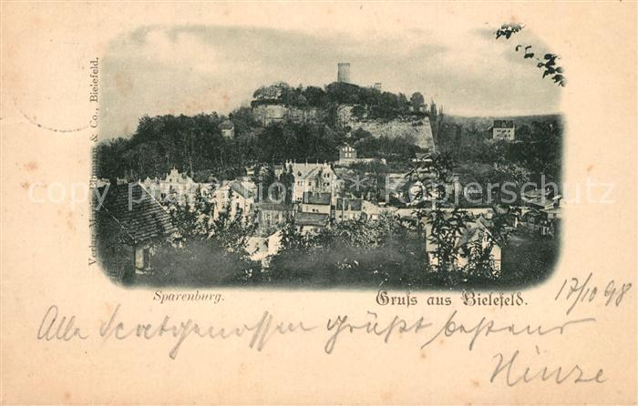BIELEFELD  CITY Blick zur Sparenburg
