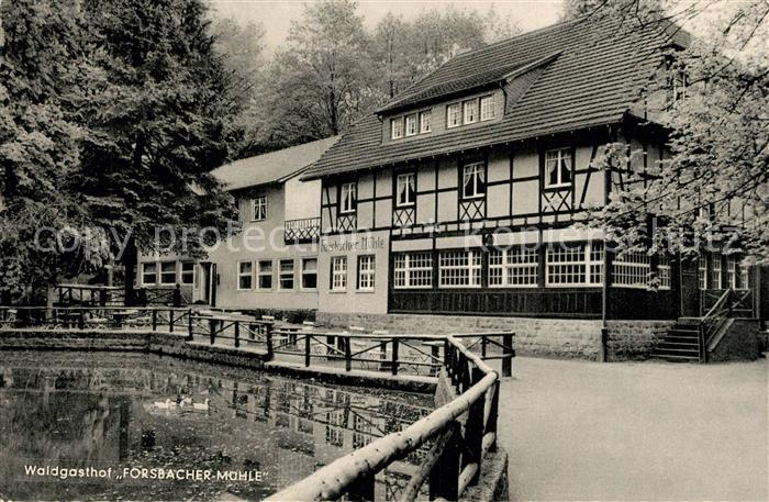 Forsbach Rheinland Waldgasthof Forsbacher Muehle