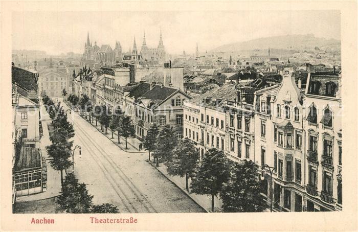 AACHEN NRW Theaterstrasse Feldpost