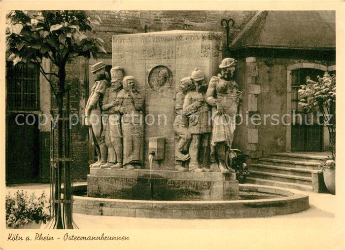 Koeln Rhein Ostermannbrunnen