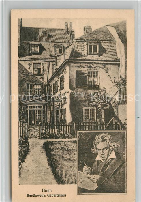 Bonn Rhein Beethoven's Geburtshaus Portrait