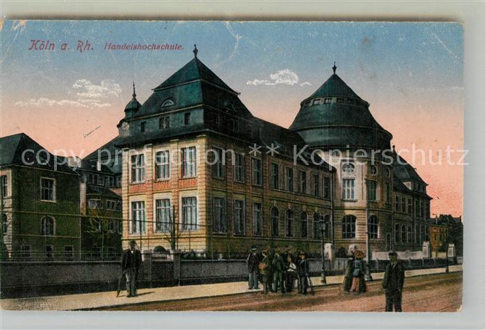 Koeln Rhein Handelshochschule Feldpost