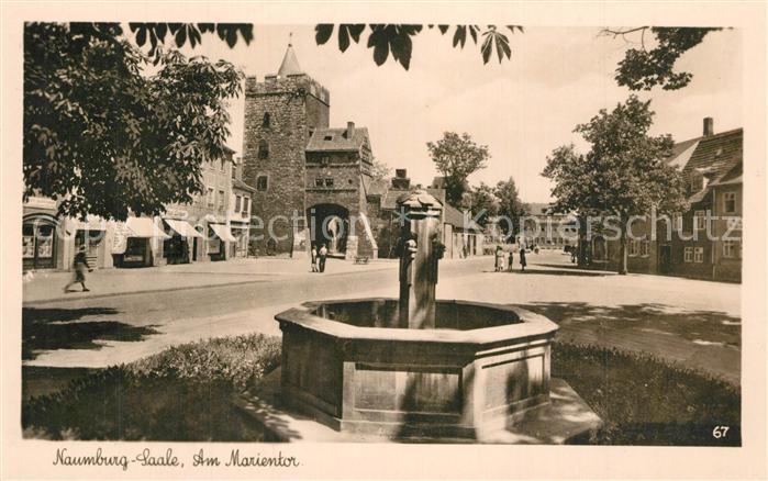 Naumburg Saale Marientor Brunnen