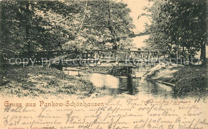 Berlin-Pankow Sch?nhausen Partie im Schlo?park