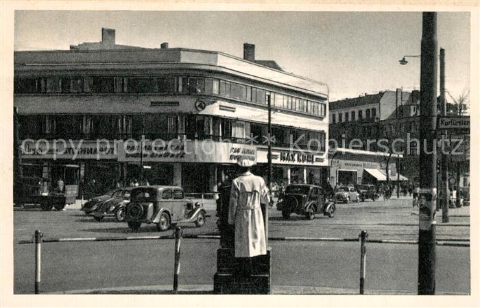 BERLIN  CITY im Wiederaufbau Kurf?rstendamm Ecke Joachimstaler Strasse