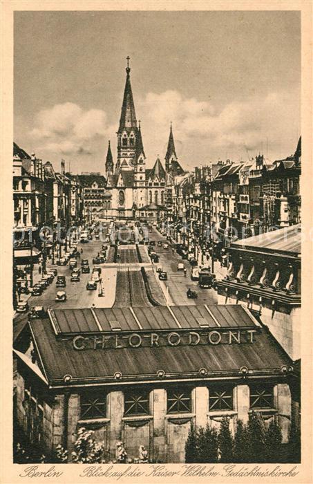 BERLIN  CITY Kaiser-Wilhelm-Ged?chtniskirche