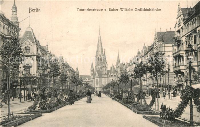 BERLIN  CITY Tauenzienstrasse Kaiser-Wilhelm-Ged?chtniskirche
