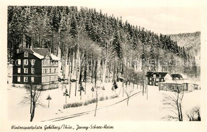 Gehlberg Wintersportplatz Jonny Scheer-Heim