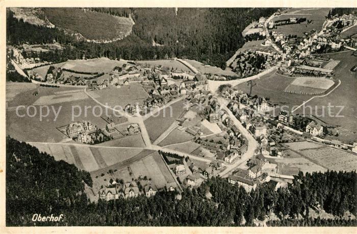 Oberhof Thueringen Fliegeraufnahme