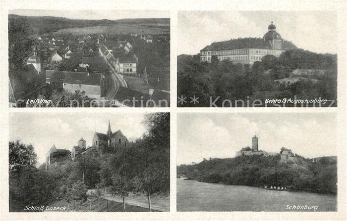 Leissling Schlo?-Augustusburg Sch?nburg Schlo?-Goseck