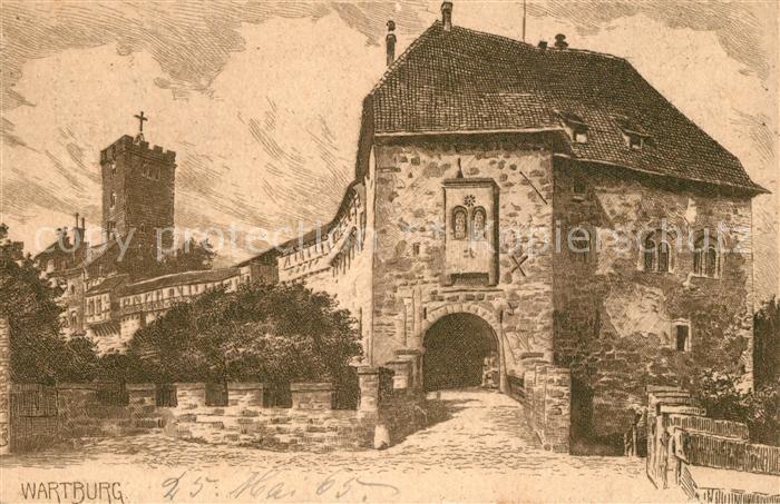 Wartburg Eisenach Burgeingang