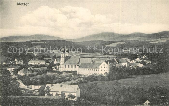 Metten Donau mit Kirche