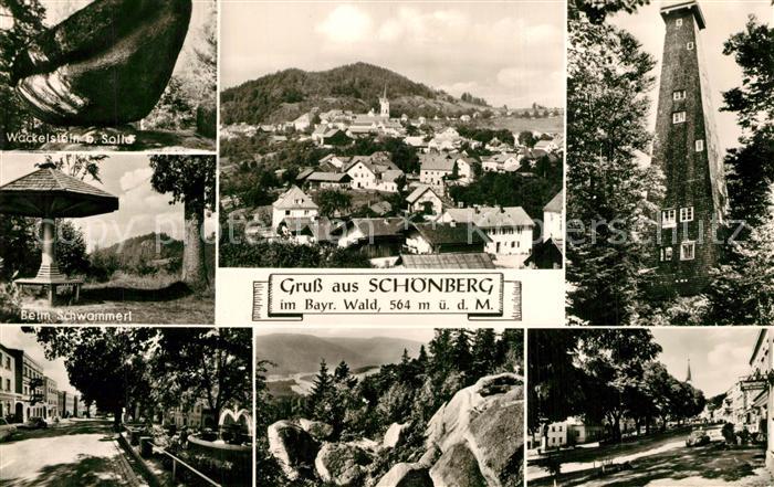 Sch?nberg Bayerischer Wald Wackelstein bei Solla