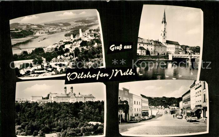 Vilshofen Donau Fliegeraufnahme Br?cke