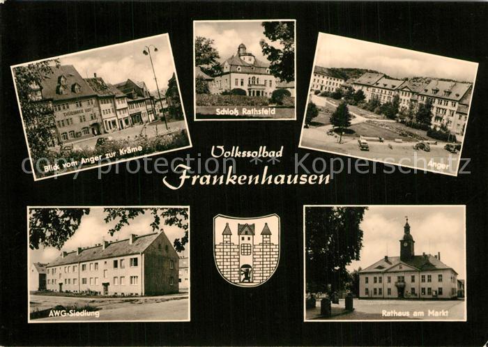 Bad Frankenhausen Anger Kr?me AWG-Siedlung Rathaus