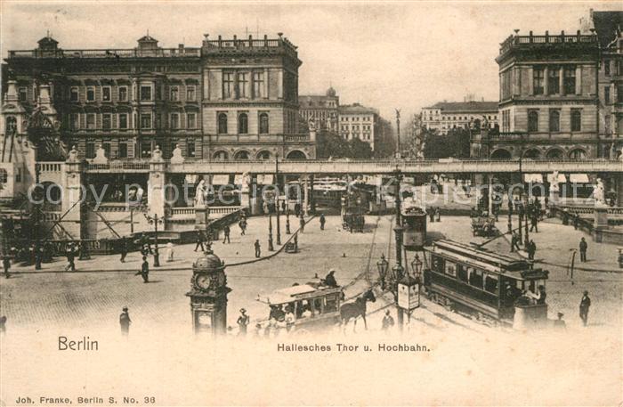BERLIN CITY Hallesches Thor und Hochbahn
